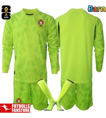 Portugal Målvakt Hemmatröja Barn VM 2026 Långärmad (+ Korta byxor)